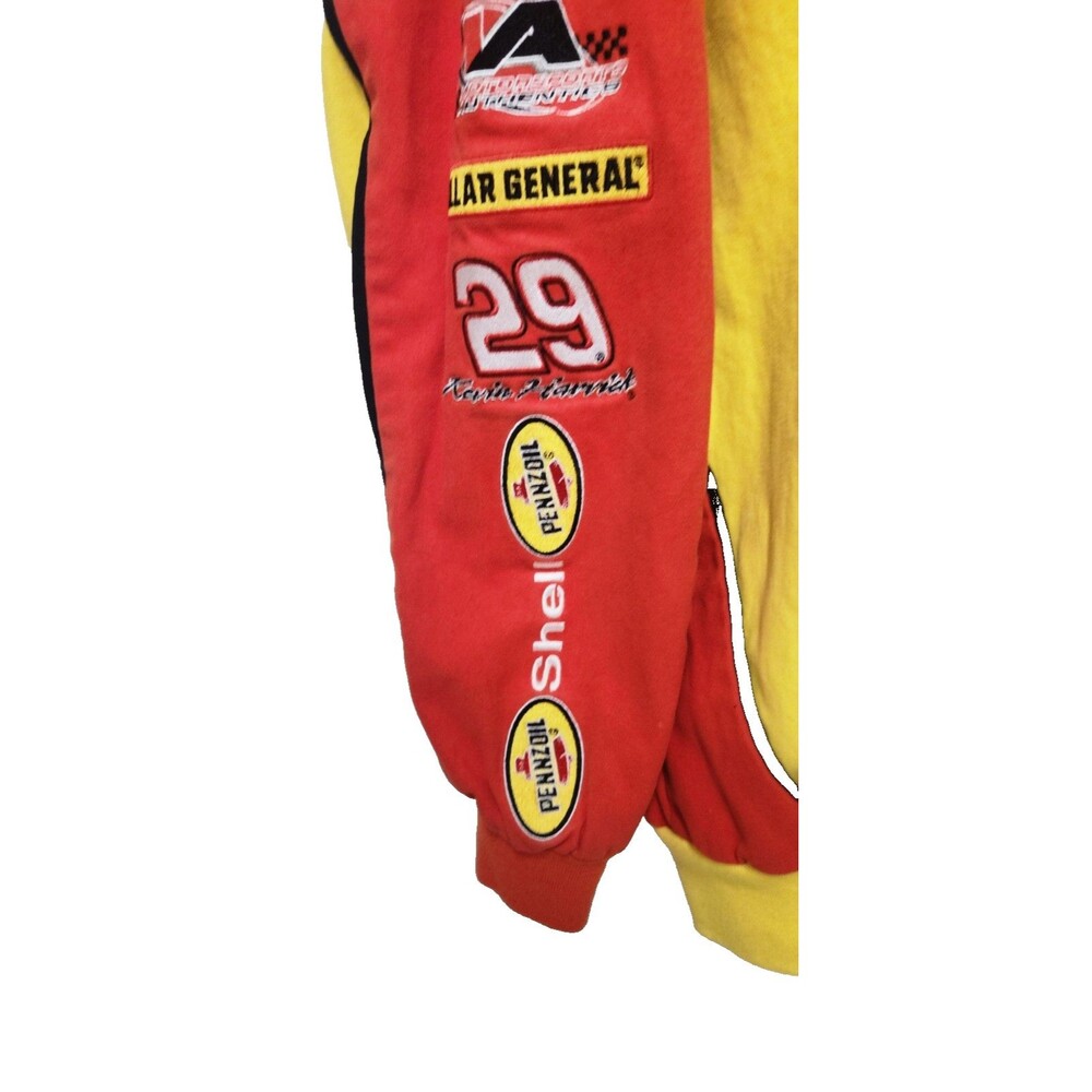 Kevin Harvick #29 Penzoil Shell Coat Jacket Size XL Chase Authentic Drivers Line - Picture 4 of 16